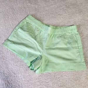 J. Crew Nwt GreenShorts with Elastic Waistband Women's Size 10